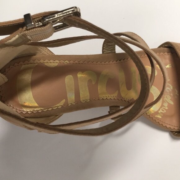 Circus by Sam Edelman "Stella" Block Heel Sandal in Tan - Picture 10 of 16